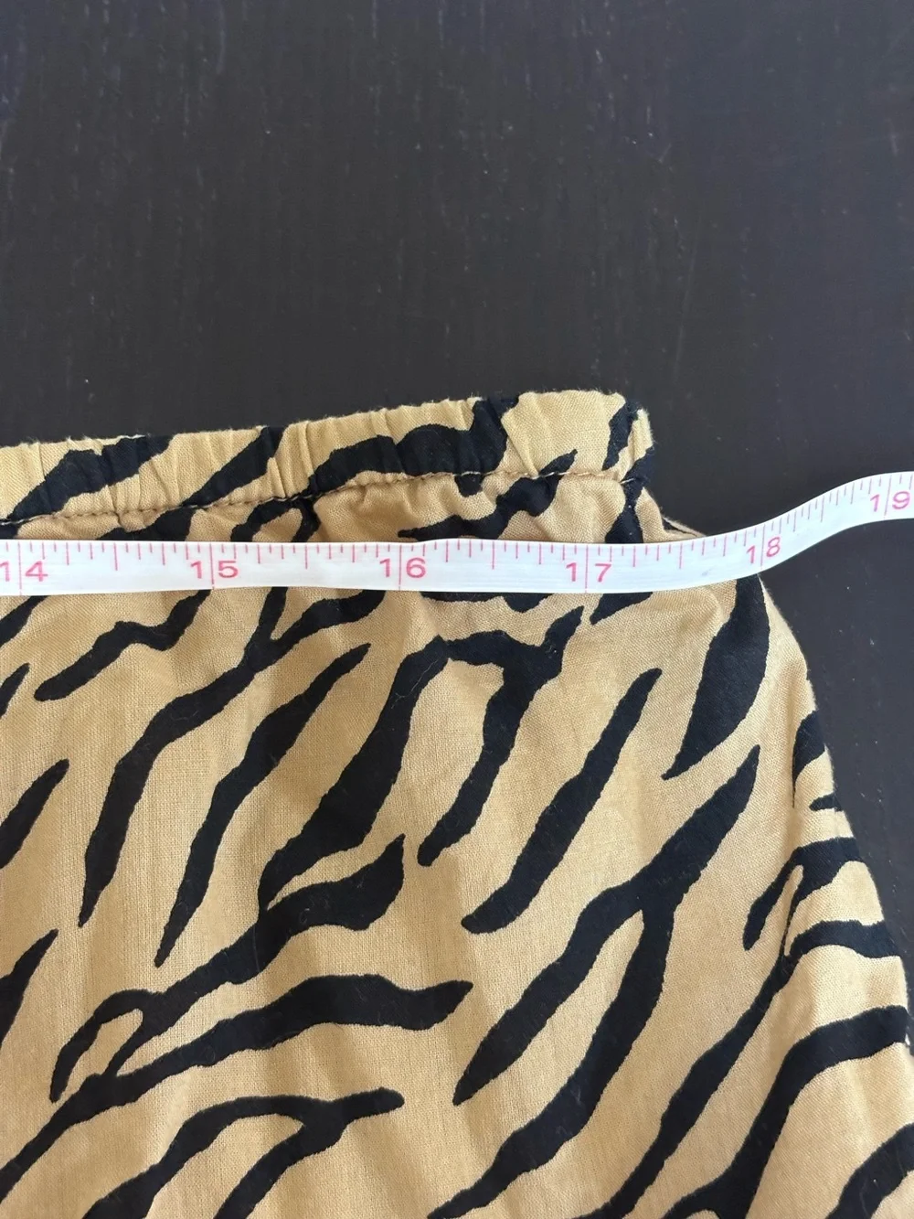 Lauren Ralph Lauren Zebra-Print Skirt Boho Cottagecore Designer Maximalist L